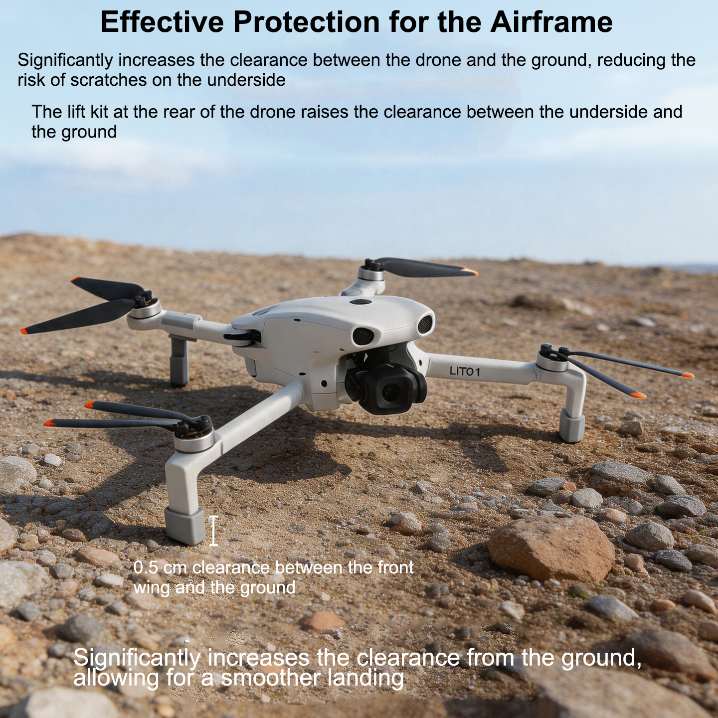 Drone Landing Pad - Landing Gear Extender for DJI LITO