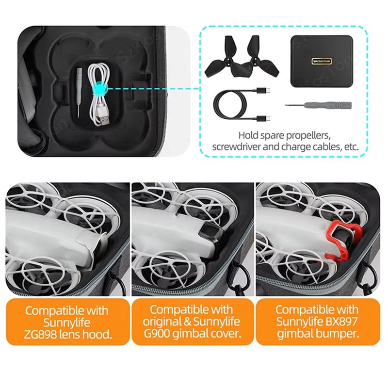 Sunnylife Waterproof Bag For D - Drone Carrying Case incelemesi ve fiyatı