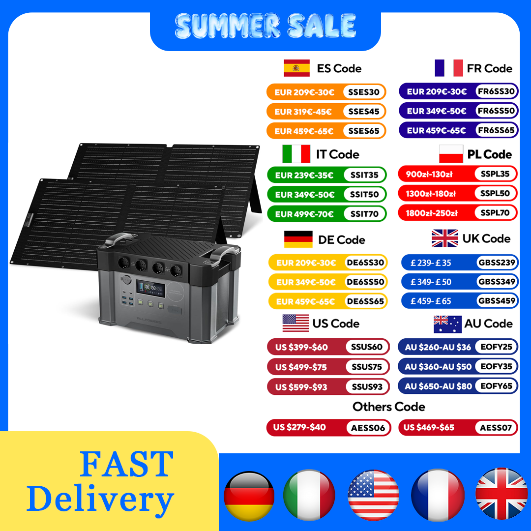ALLPOWERS S2000 Pro Outdoor Ge - Drone Solar Charger incelemesi ve fiyatı