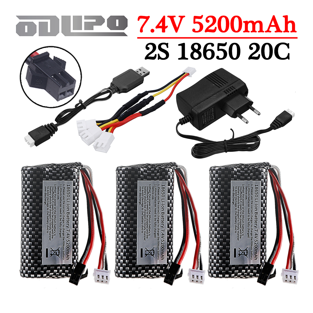 18650 7.4V 5200mAh Li-ion batt - Drone Battery Charger incelemesi ve fiyatı
