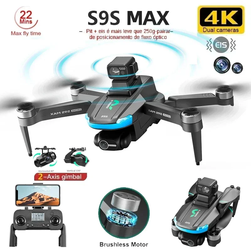 NEW S9S MAX MINI Drone 4K 2-Ax - Drone Remote Controller Lanyard incelemesi ve fiyatı