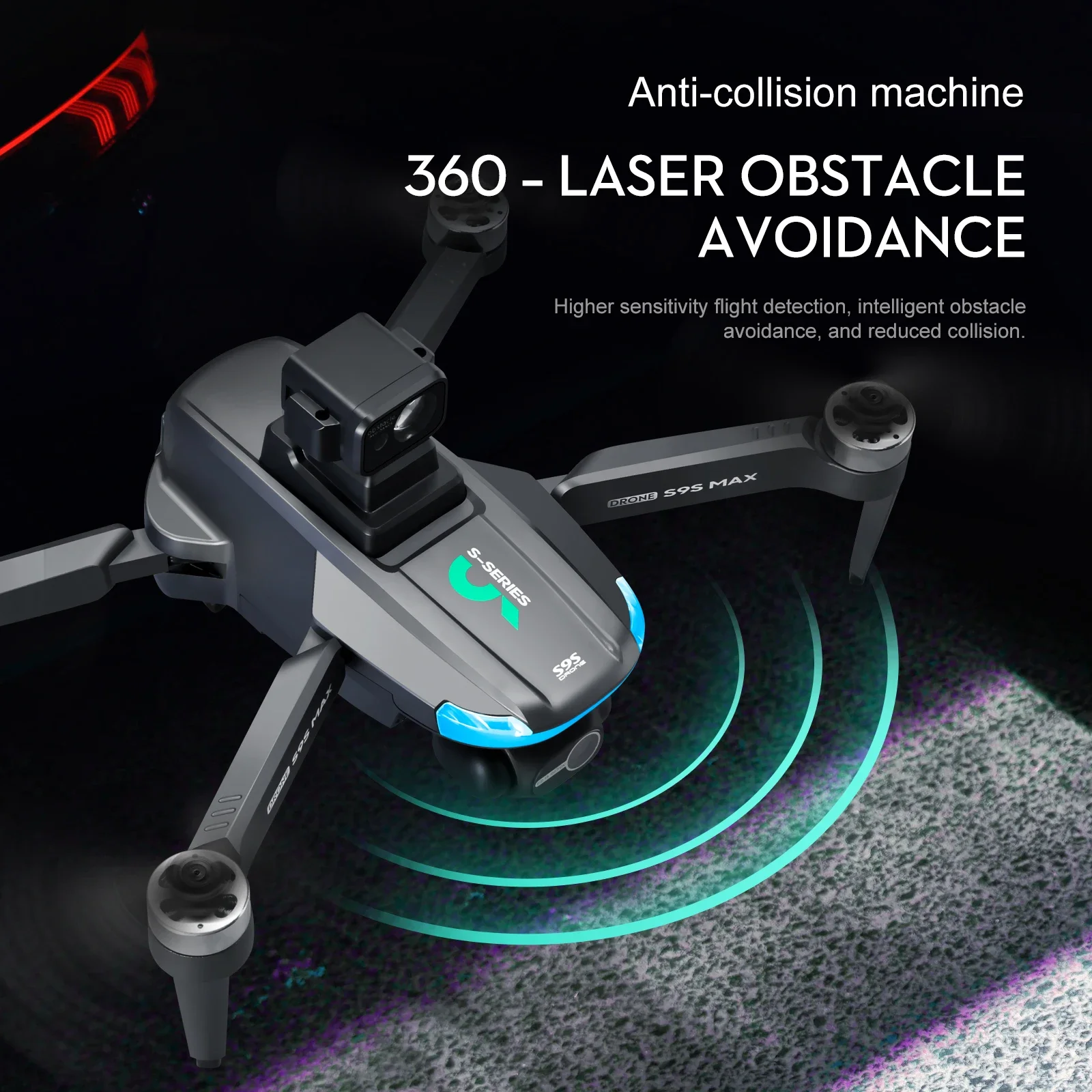 NEW S9S MAX MINI Drone 4K 2-Ax - Drone Remote Controller Lanyard incelemesi ve fiyatı