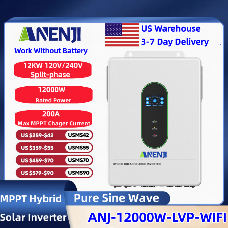 ANENJI 120V/240V 12KW Split-ph - Drone Solar Charger incelemesi ve fiyatı