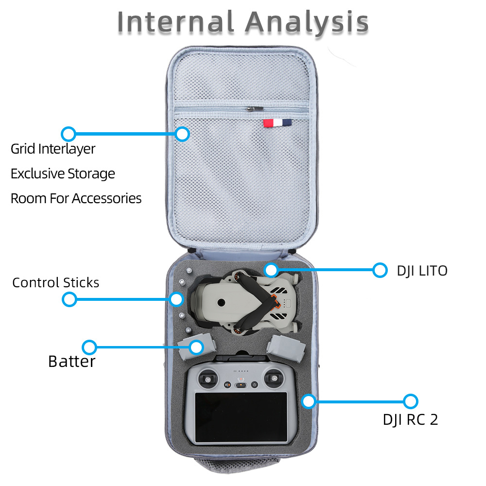 For DJI Lito 1/Lito X1 Portabl - Drone Carrying Case incelemesi ve fiyatı