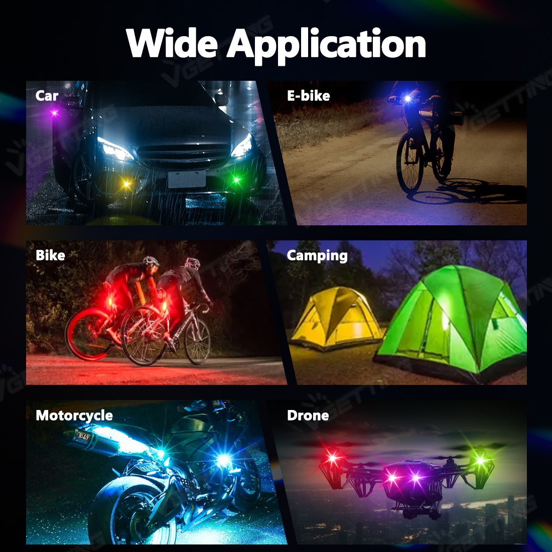 4Pcs Mini Drone Strobe Light 8 - Drone Strobe Light incelemesi ve fiyatı