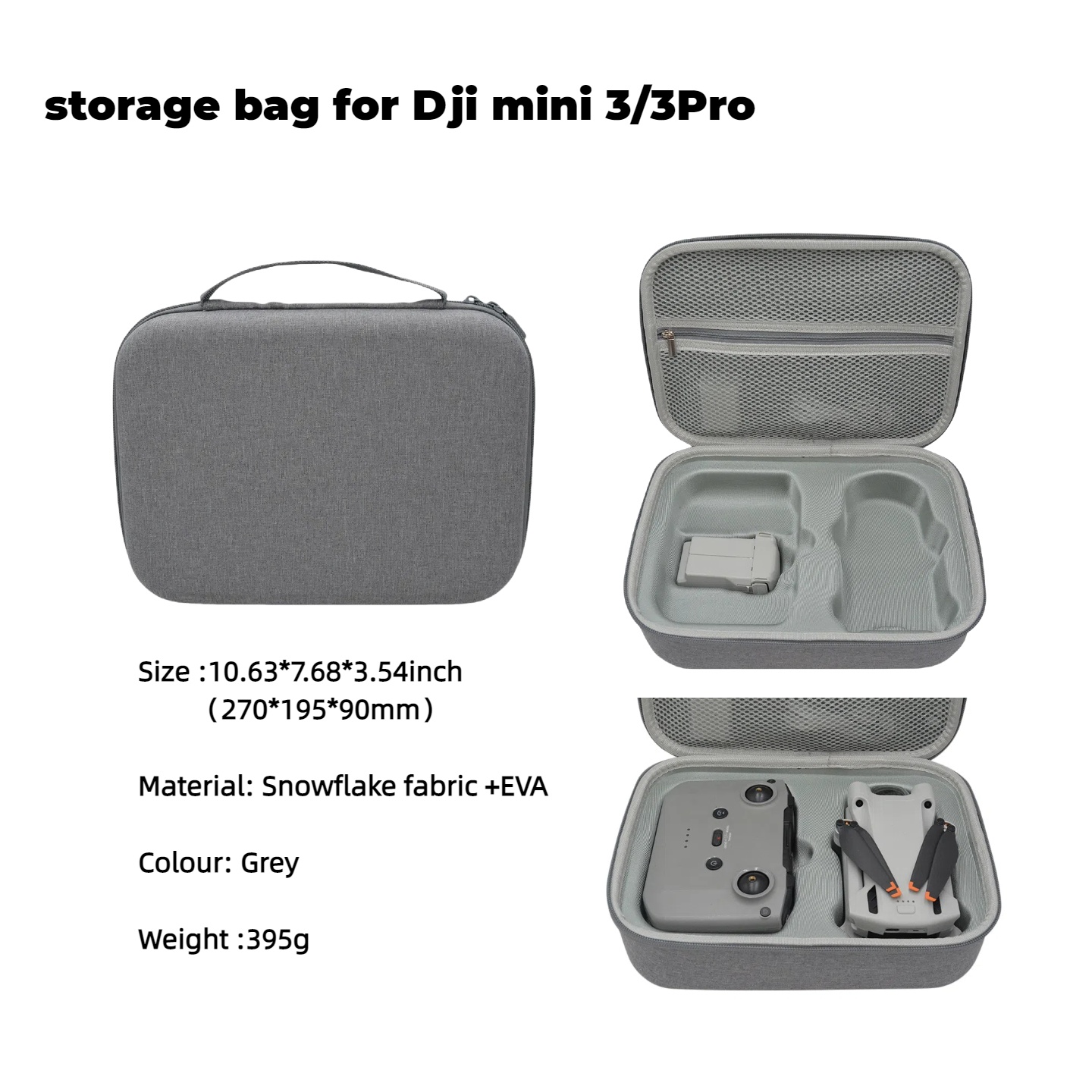 Hard EVA Drone Bag For DJI Min - Drone Joystick Cover incelemesi ve fiyatı
