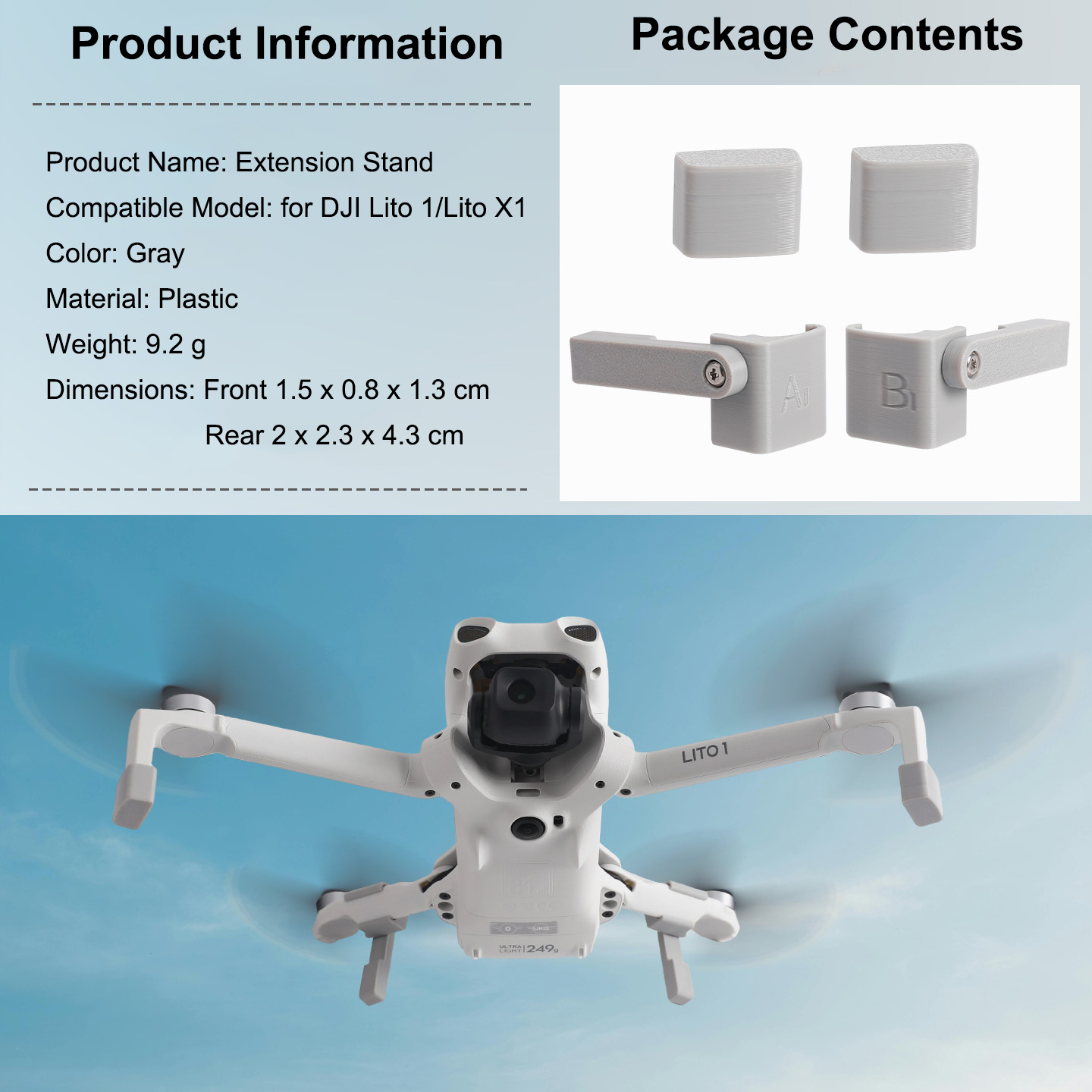 Landing Gear Extender for DJI  - Drone Landing Pad incelemesi ve fiyatı