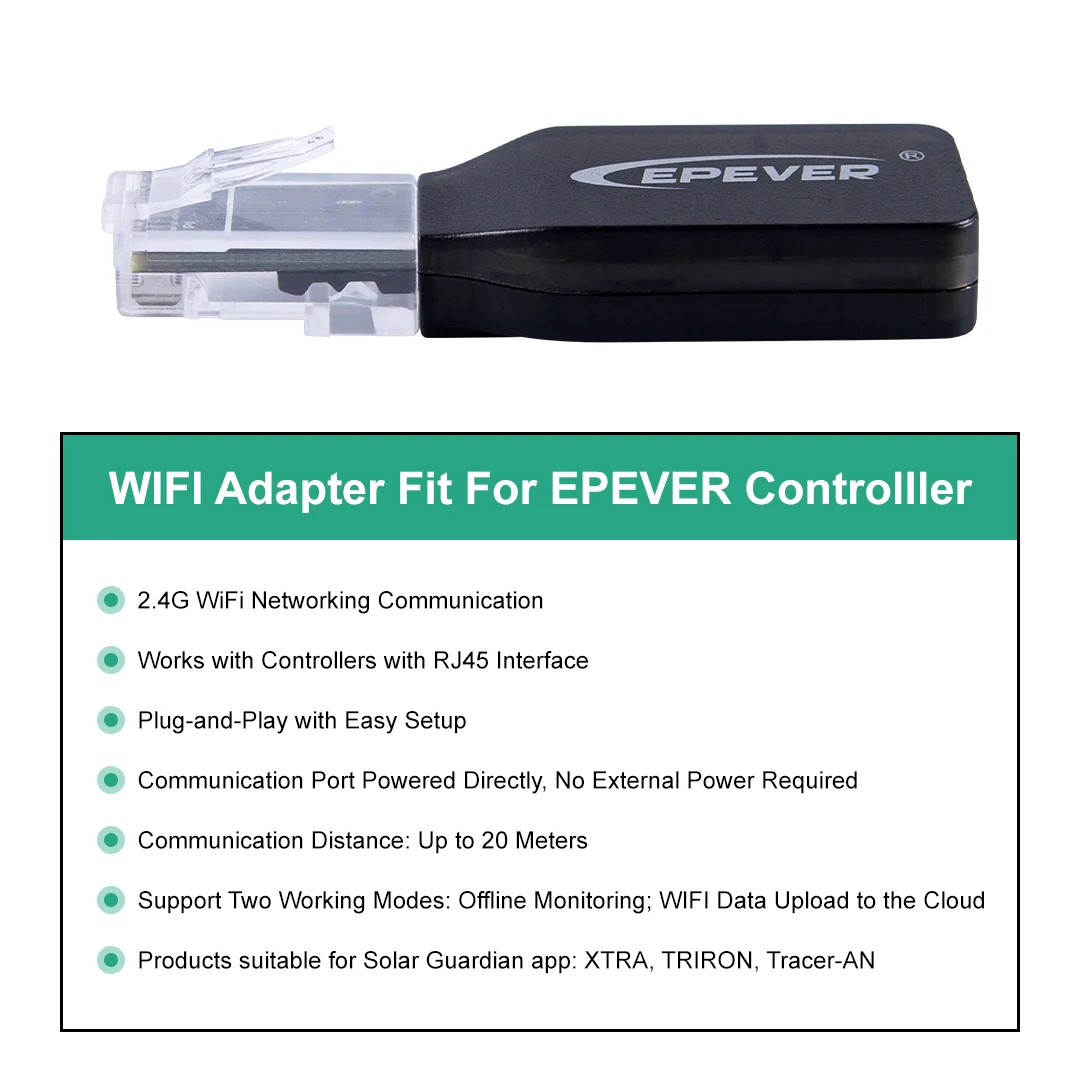 EPEVER WiFi 2.4G RJ45 D WIFI B - Drone Solar Charger incelemesi ve fiyatı