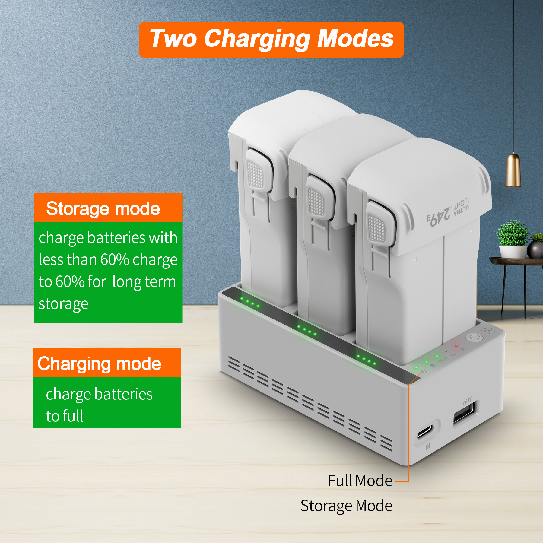 3-Way Battery Charger Butler F - Drone Charging Hub incelemesi ve fiyatı