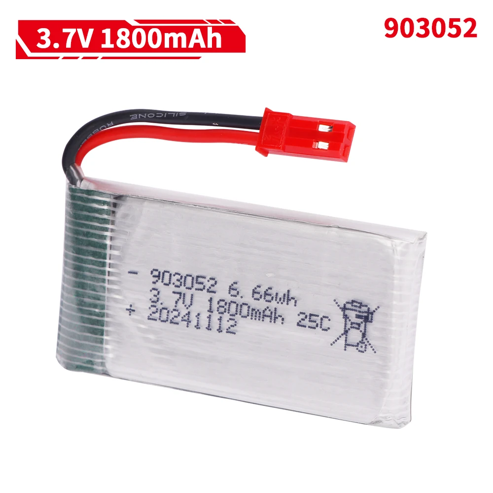 3.7V 1800mAh 903052 lipo Batte - Drone Battery Charger incelemesi ve fiyatı