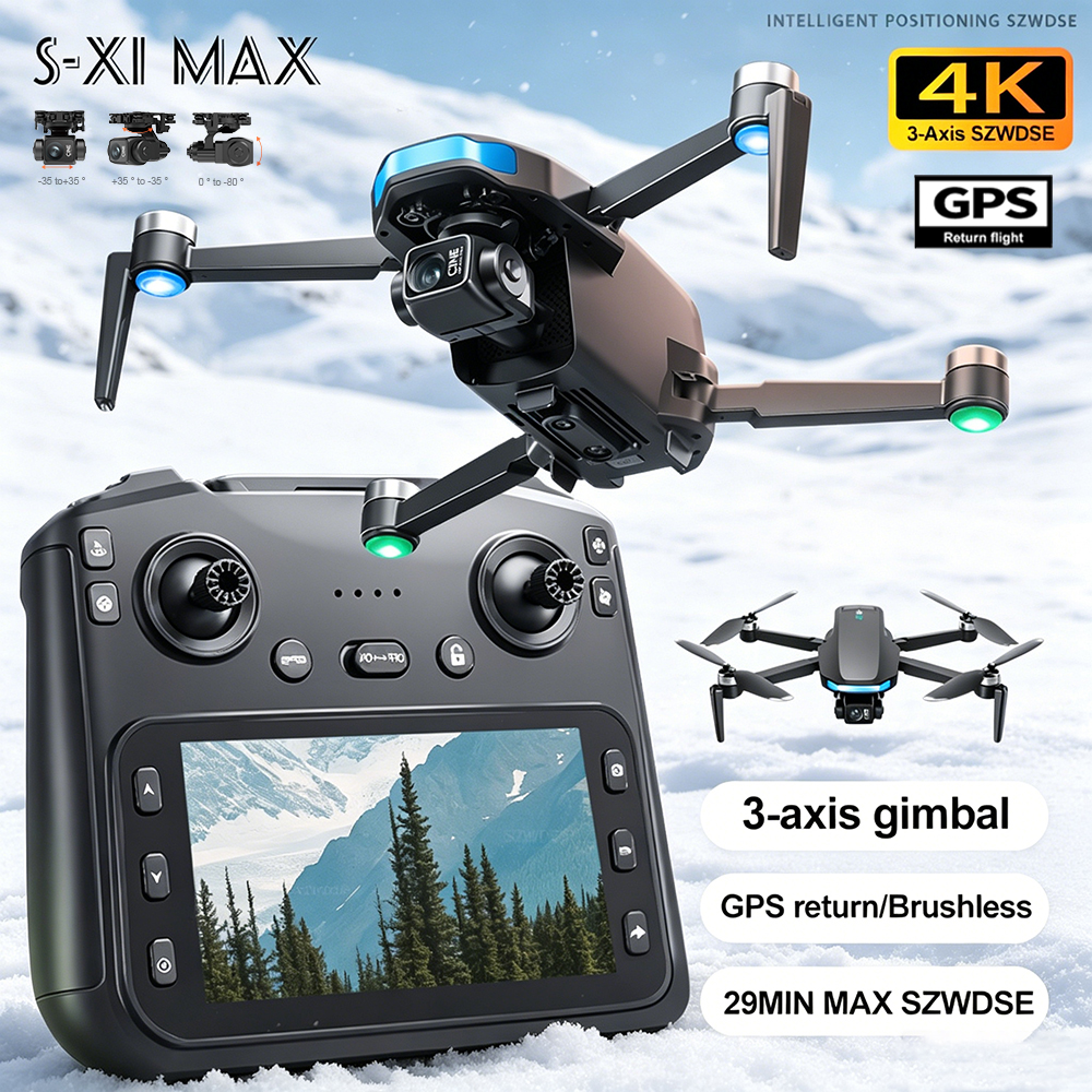 New S-X1 MAX Drone GPS 8K Prof - Drone Battery Adapter incelemesi ve fiyatı
