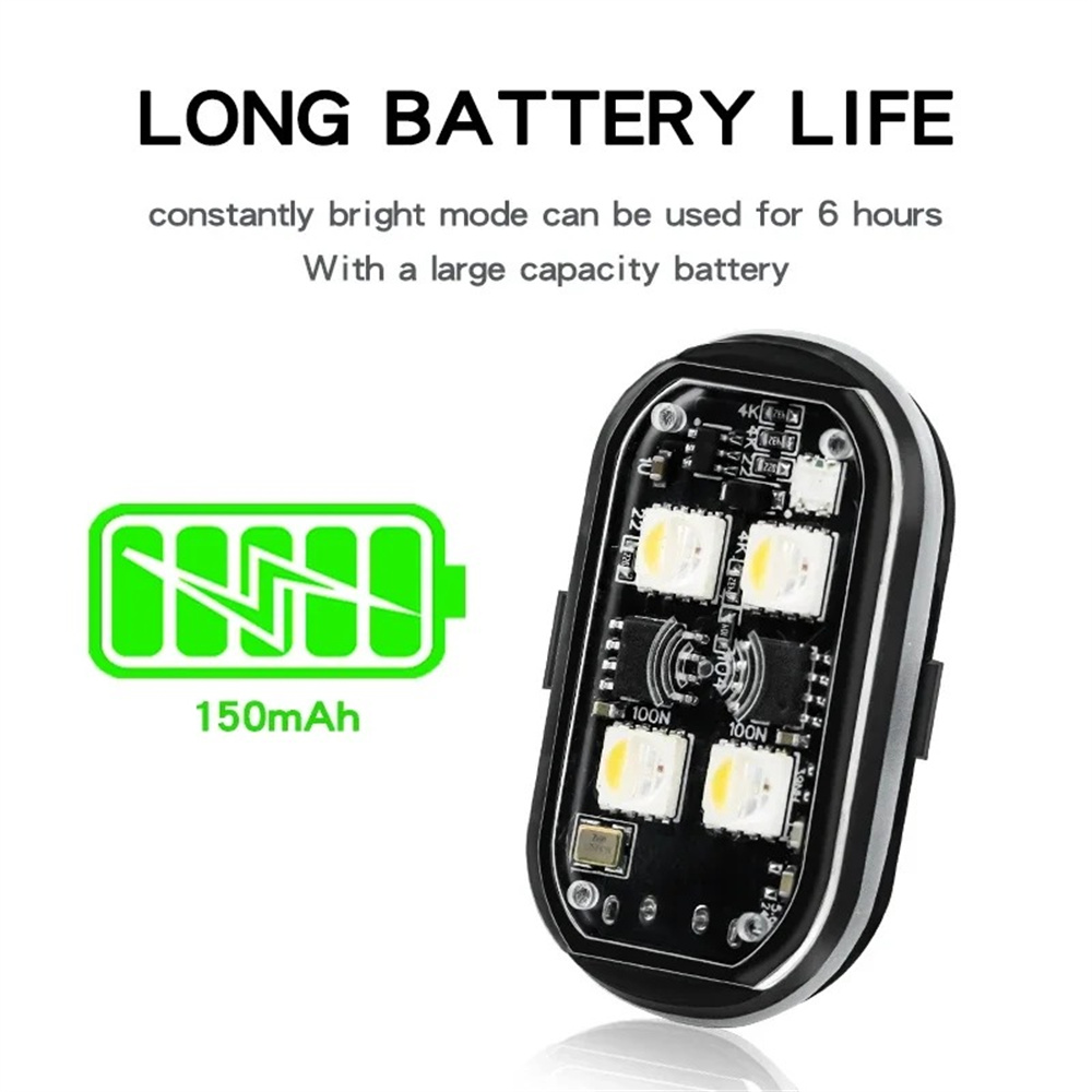 2/4/6pcs Wireless Remote Contr - Drone Strobe Light incelemesi ve fiyatı