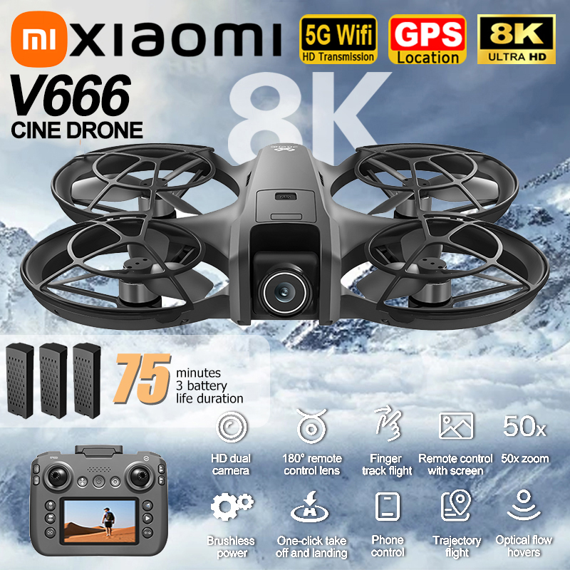 Xiaomi V666 Drone 8K Aerial HD - Drone Battery Adapter incelemesi ve fiyatı