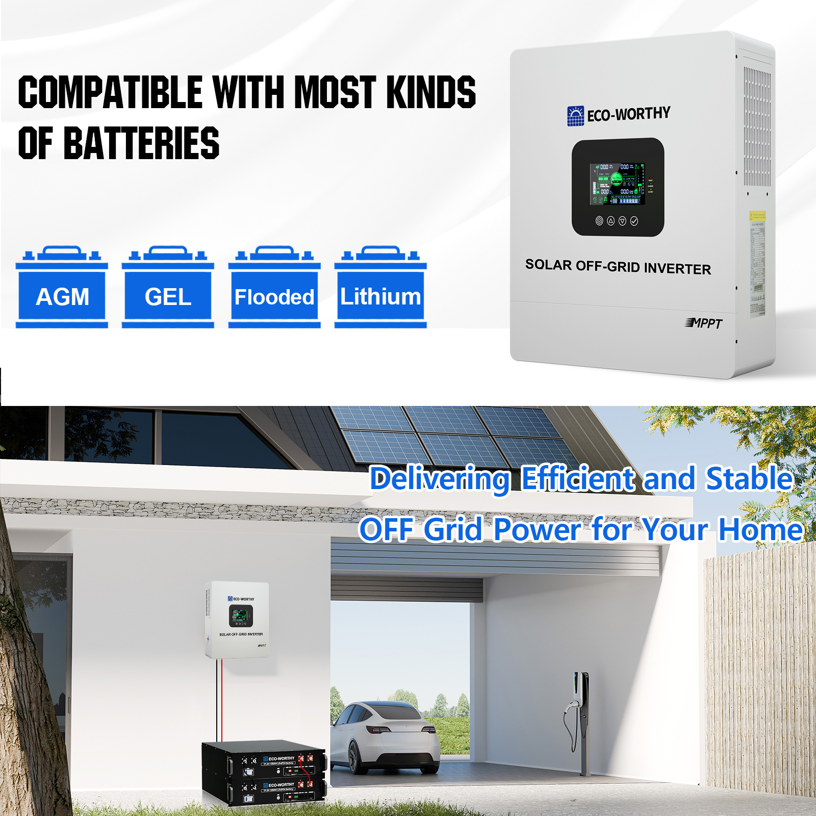 ECO-WORTHY UL1741 5000W 48V So - Drone Solar Charger incelemesi ve fiyatı