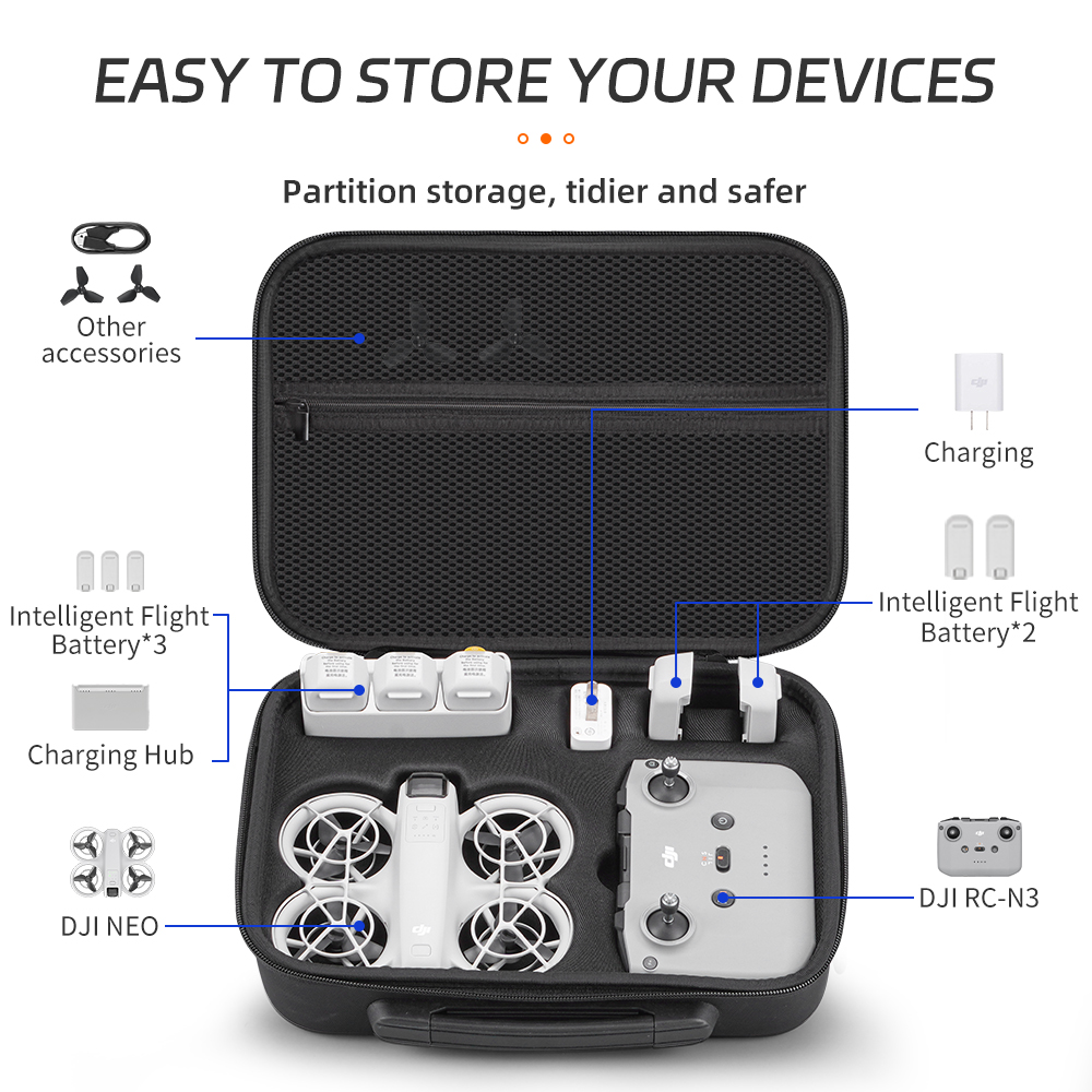 XFJI Carrying Case Compatible  - Drone Carrying Case incelemesi ve fiyatı