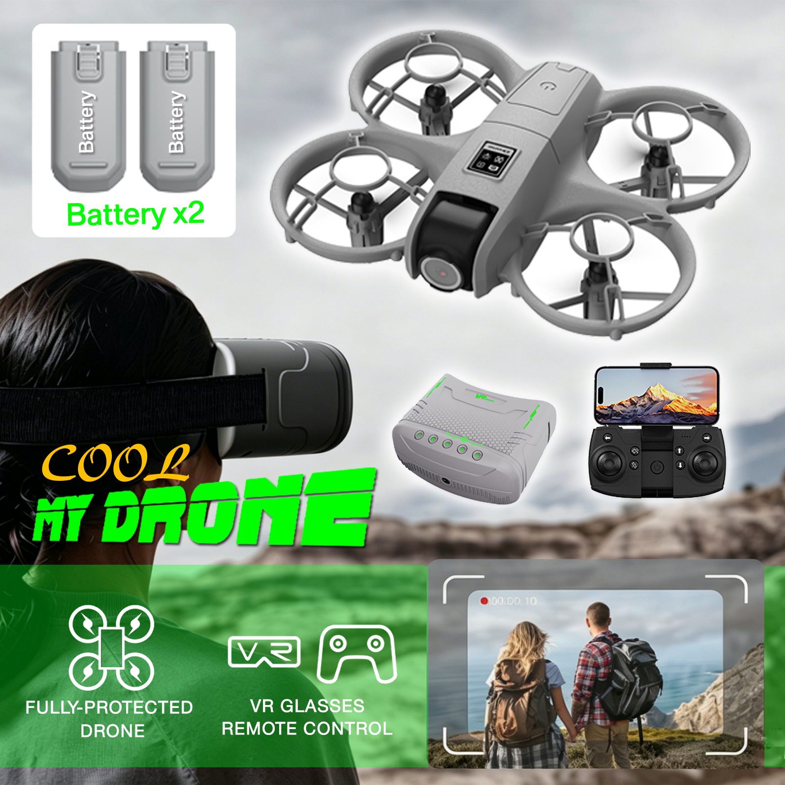 Mini Drone That Is Easy For Be - Drone Battery Adapter incelemesi ve fiyatı